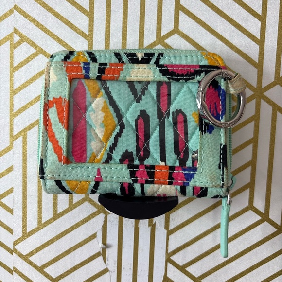 Vera Bradley Quilted Wallet keychain - Picture 2 of 9